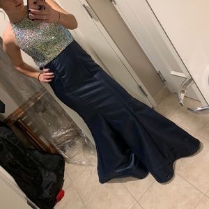 Blush prom dress/ evening gown